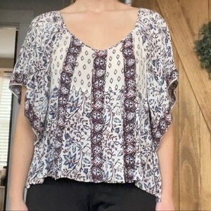Free People flowy shirt